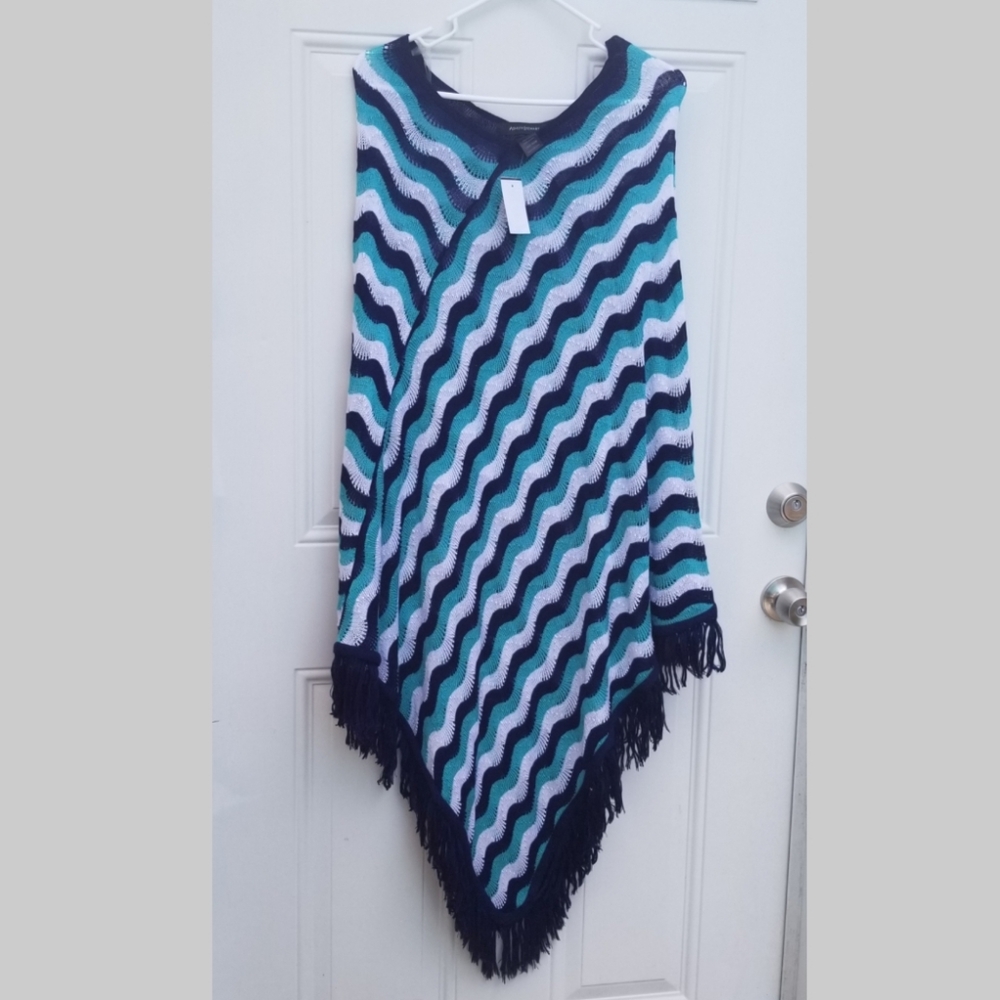 ✔Ashley Stewart poncho